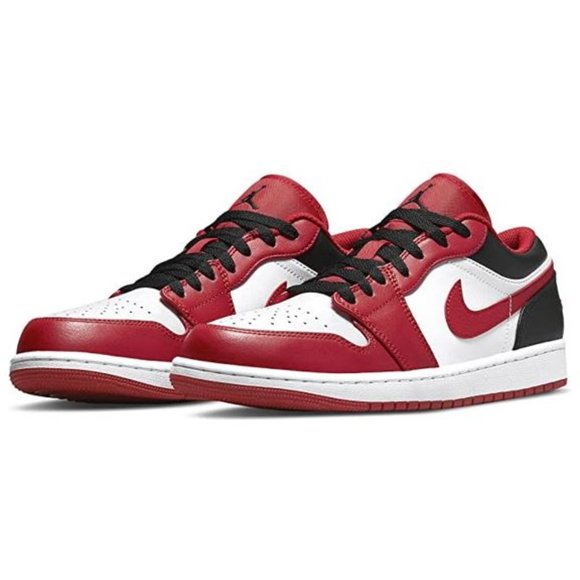 Air Jordan 1 Low 'Reverse Black Toe' 553558-163 Chicago Bulls 2022 size 8.5